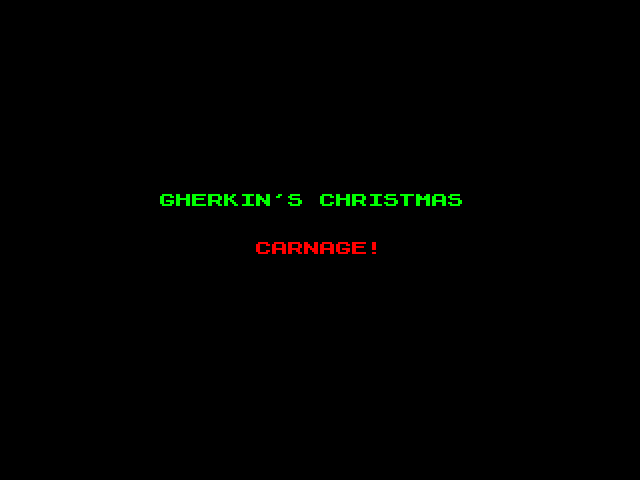 Gherkin's Christmas Carnage